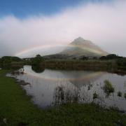 Vincent Palloti Wetlands, James Cooper, rainbow, Table Mountain